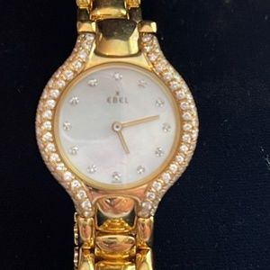 Womans Gold Ebel Beluga Watch